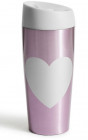 Travel kubek z zamknięciem, serce