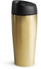 Travel kubek z zamknięciem złoty